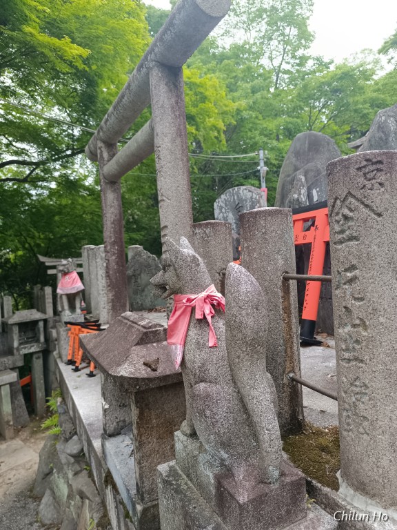 田中社神蹟（荒神峰）御塚配置図