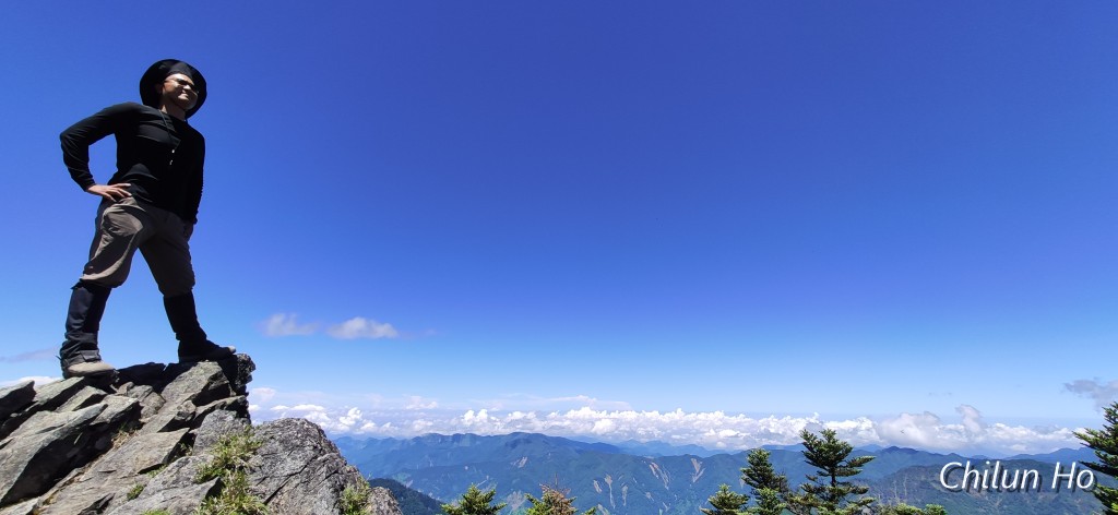 南玉山西北稜線