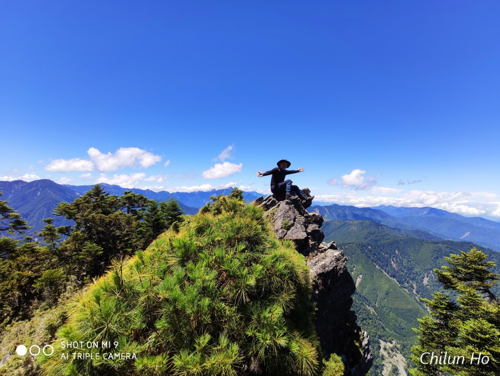 南玉山西北稜線