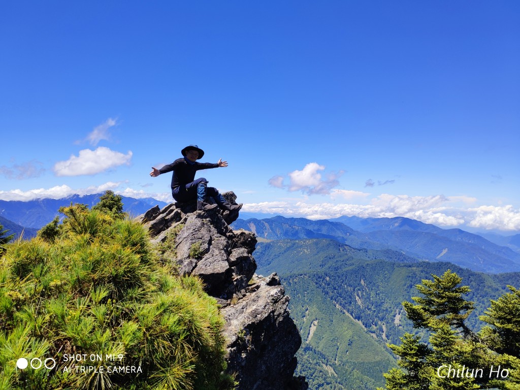 南玉山西北稜線
