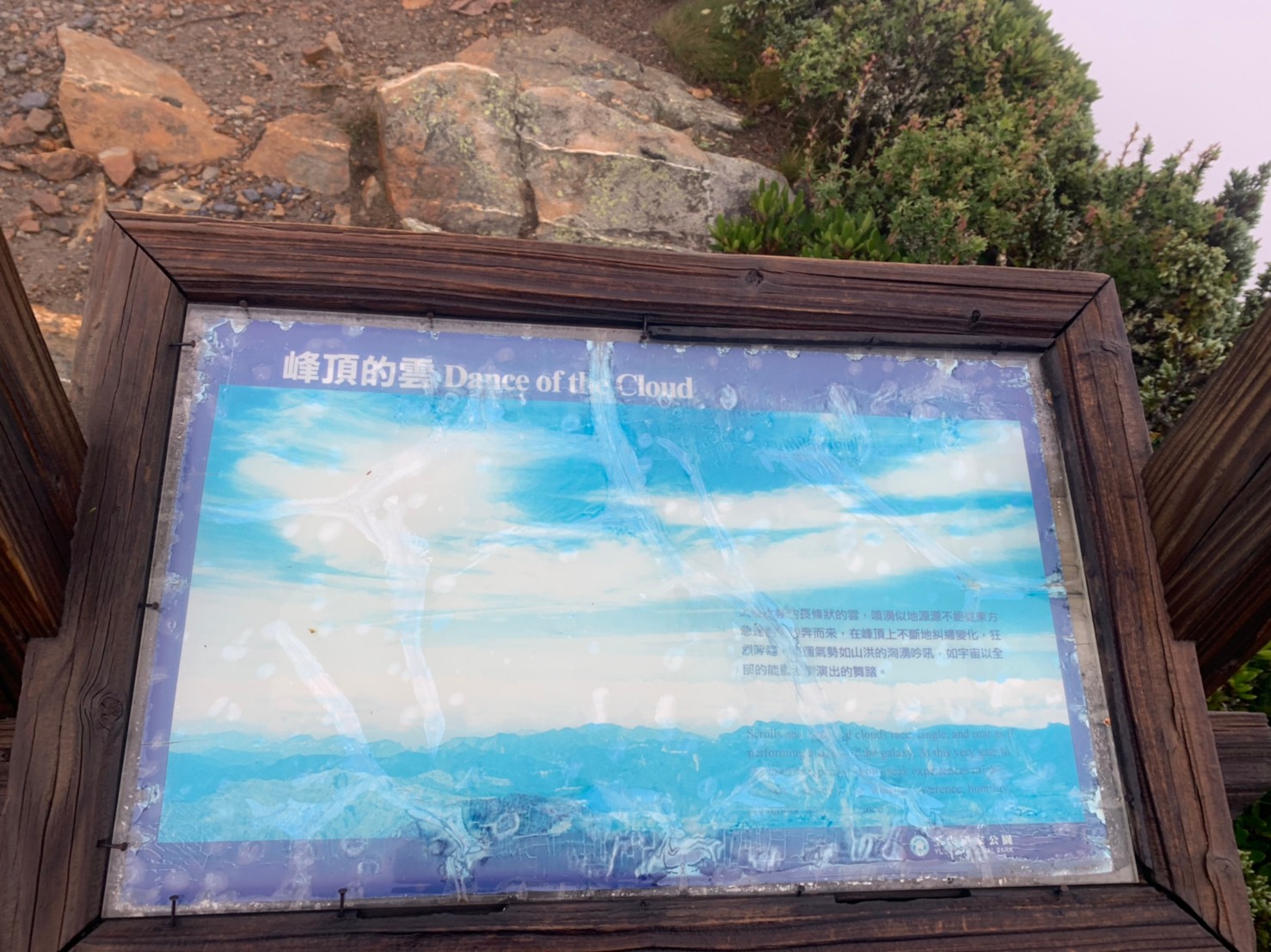 2020玉山主峰淒風苦雨登頂成功照片 2020/07/31